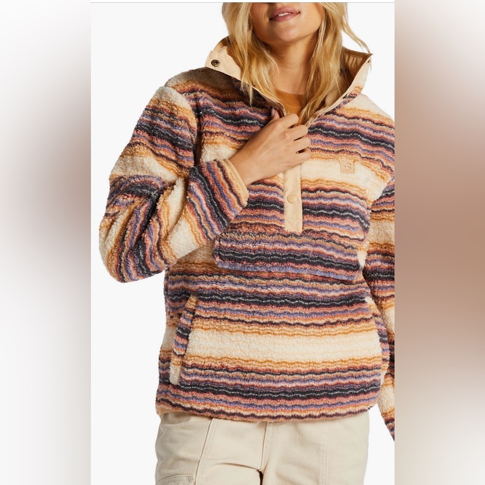 Billabong Switchback Texture Fleece Pullover - image 1
